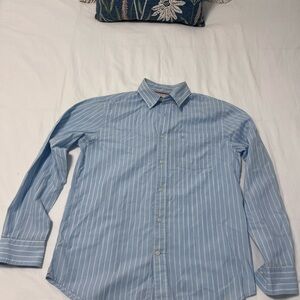 Men's Blue Striped Shirt